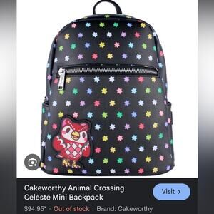 Rare Animal Crossing Celeste mini backpack